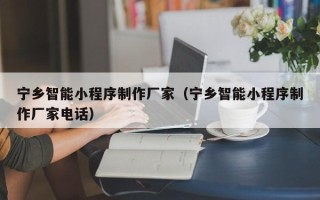 佳木斯宁乡智能小程序制作厂家（宁乡智能小程序制作厂家电话）